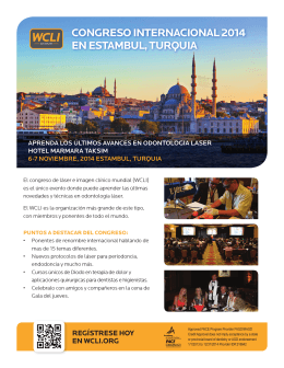 CONGRESO INTERNACIONAL 2014 EN ESTAMBUL, TURQUIA