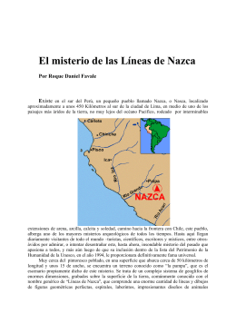 El misterio de las Líneas de Nazca