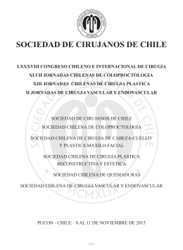 programa definitivo - Sociedad de Cirujanos de Chile