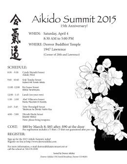 Aikido Summit 2015