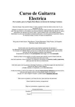 Curso de Guitarra electrica (250,3 kB
