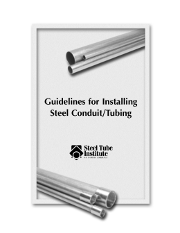 Guidelines for Installing Steel Conduit/Tubing