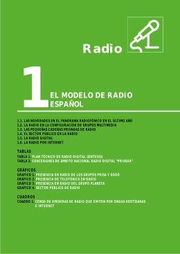 1. el modelo de radio español