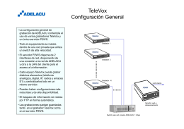 TeleVox Configuración General