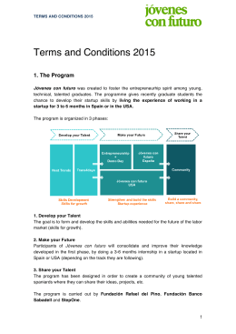 Terms and Conditions 2015