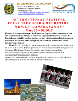 internationalfestival folklore, choir & orchestramunich – dahau, ge