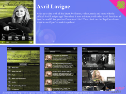 Avril Lavigne - Get Mobile game