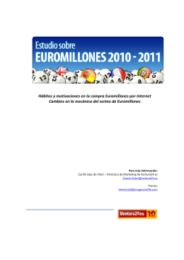 Estudio Euromilllones 2010/2011