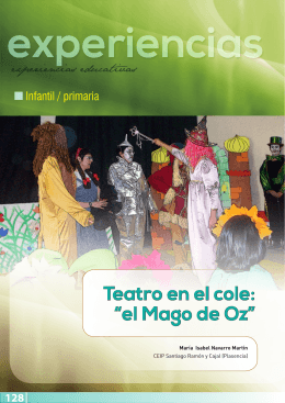 Teatro en el cole: “el Mago de Oz”