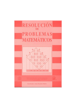 Resolución de problemas matemáticos