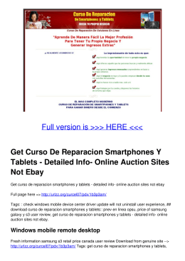 Get Curso De Reparacion Smartphones Y Tablets