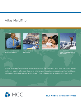 Atlas MultiTrip - HCC Medical Insurance Services