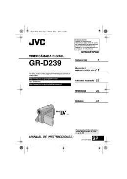 GR-D239 - Instructions Manuals