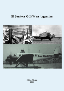 El Junkers G-24W en Argentina