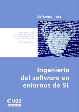 Ingeniería del software en entornos de SL