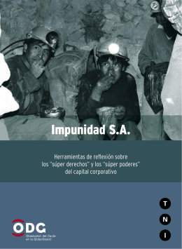 Informe completo: Impunidad S.A.