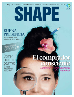 SP SCA magazine SHAPE 4 2013 El nuevo consumidor