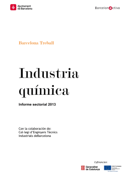 Informe de sector: Industria química