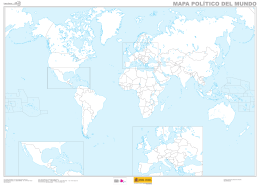 Mapa mudo del mundo (político) - Instituto Geográfico Nacional