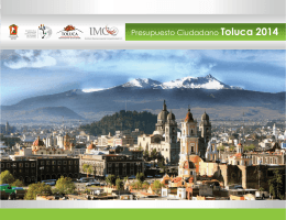 Presupuesto Ciudadano Toluca 2014