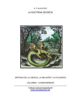 LA DOCTRINA SECRETA - Instituto Cultural Quetzalcoatl