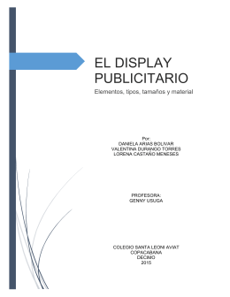 EL DISPLAY PUBLICITARIO (426308)