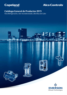 Catálogo 2015 - Emerson Climate Technologies