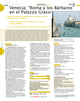 Venecia: “Roma y los Bárbaros” en el Palazzo Grassi