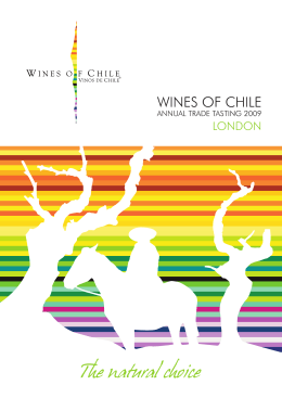 table - Wines of Chile