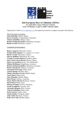 here the detailed program for the 2EDA meeting
