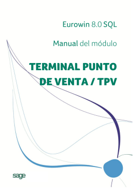 TERMINAL PUNTO DE VENTA / TPV
