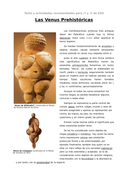 Las Venus Prehistoricas - maraEPV
