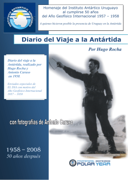 Diario del Viaje a la Antártida 1958
