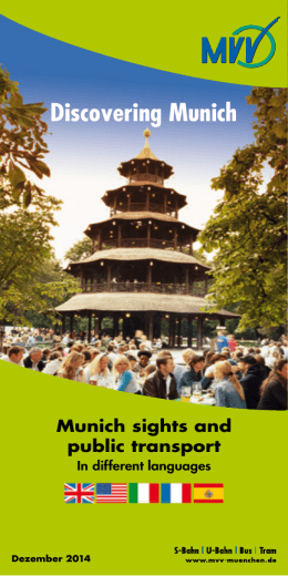 Discovering Munich - MVV