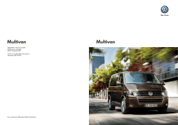 Multivan Multivan - Volkswagen Vehículos Comerciales
