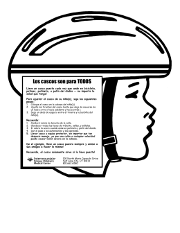 Children`s bike helmet safety spanish