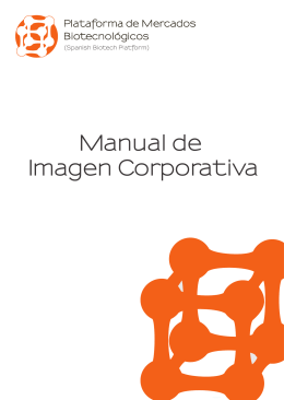 Manual de Imagen Corporativa - Web4Bio