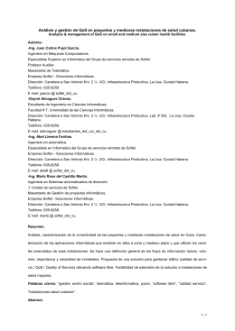 artículo completo en PDF - Revista Cubana de Informática Médica