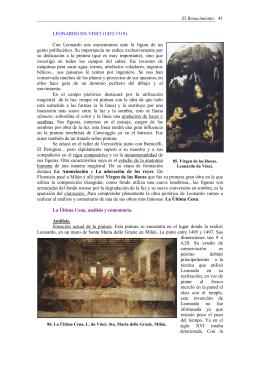 El Renacimiento. 41 LEONARDO DA VINCI (1452