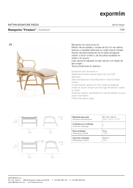 Banqueta “Frames” / footstool IN