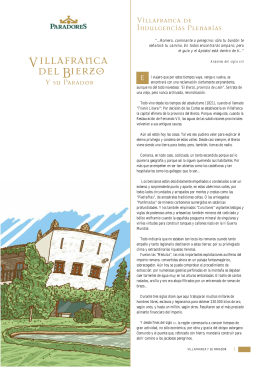 Villafranca del Bierzo y su parador