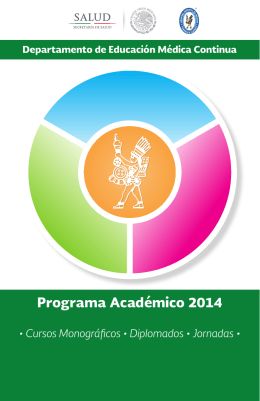 Programa Académico 2014 - Hospital Infantil de México Federico