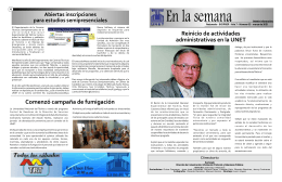 Boletín 03 - 2015 - Universidad Nacional Experimental del Táchira