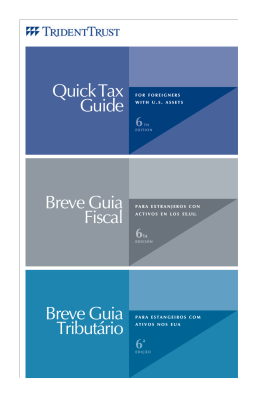 Quick Tax Guide Breve Guia Fiscal Breve Guia