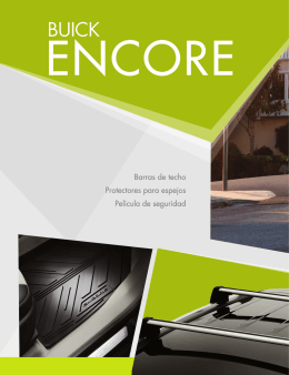 Catálogo de accesorios Buick Encore 2015
