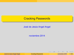 Cracking Passwords
