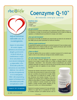 Coenzyme Q-10™ - RBC Life Info