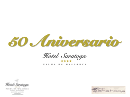 50 Aniversario - Hotel Saratoga