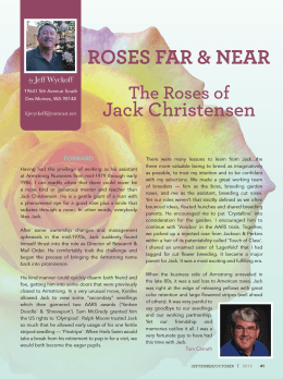 The Roses of Jack Christensen