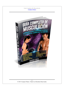 Guía Completa De Musculación Cuerpos Fitness - 1